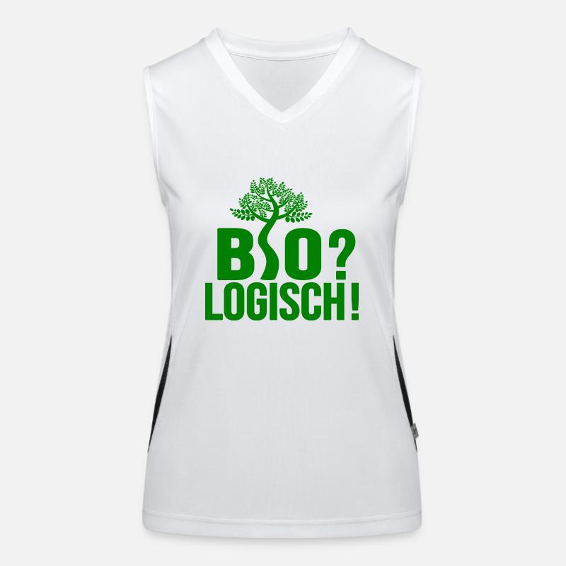 Bio? Logisch! Funktionelles Kontrast-Tank Top für Frauen