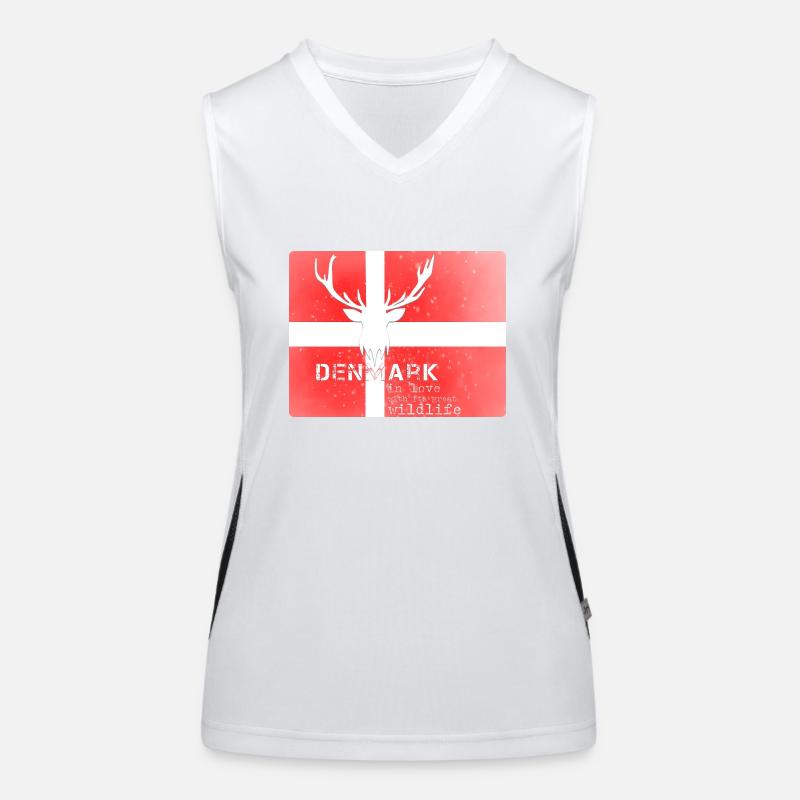 Danemark faune Débardeur respirant contrasté Femme