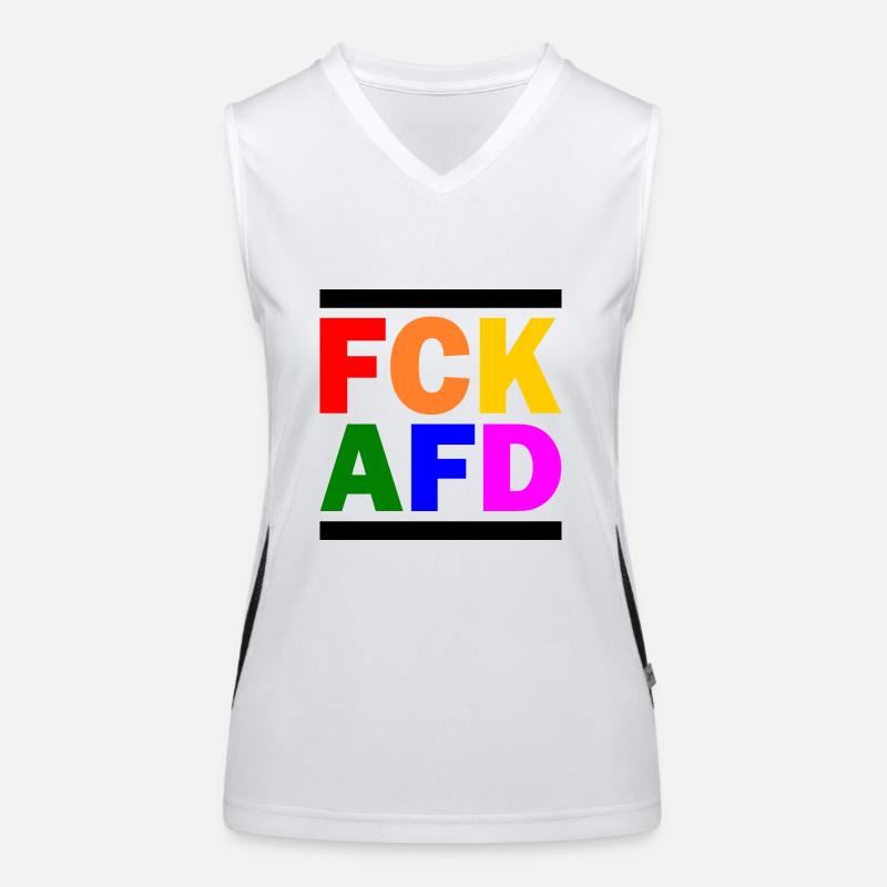 Fck afd Funktionelles Kontrast-Tank Top für Frauen