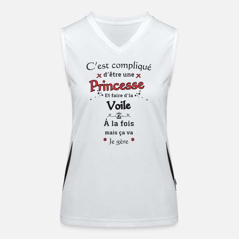 Princesse Et Voile Débardeur respirant contrasté Femme