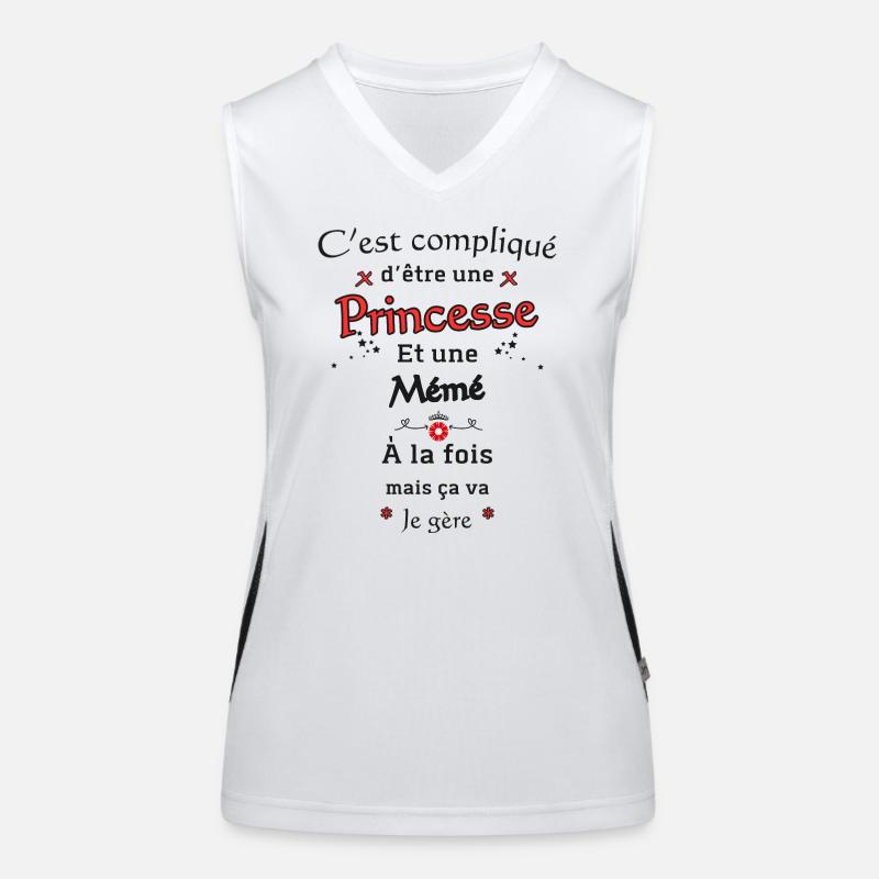 Princesse Mémé Débardeur respirant contrasté Femme