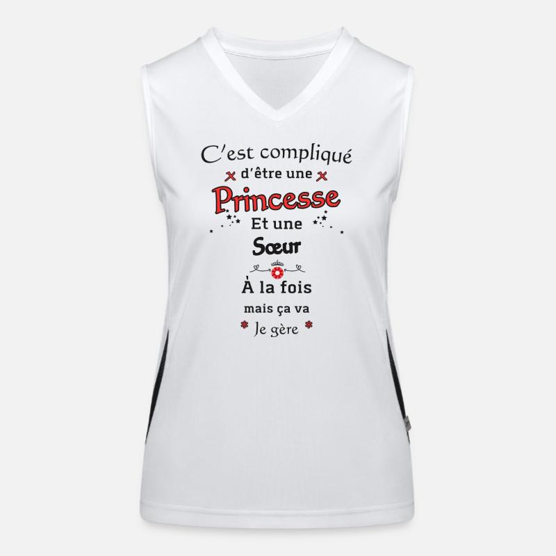Princesse Soeur Débardeur respirant contrasté Femme