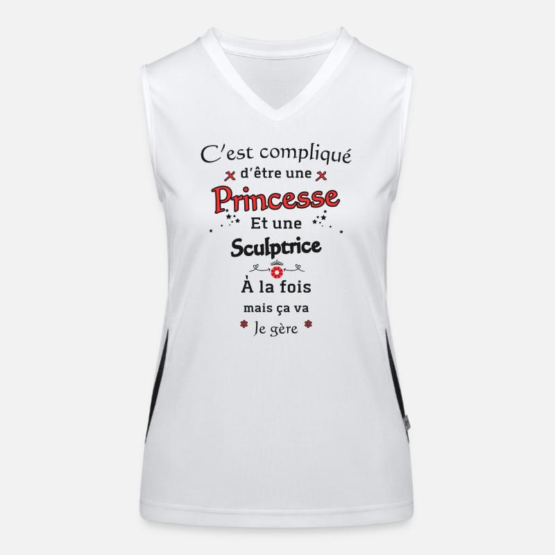 Princess Sculptor Women's Functional Contrast Tank Top