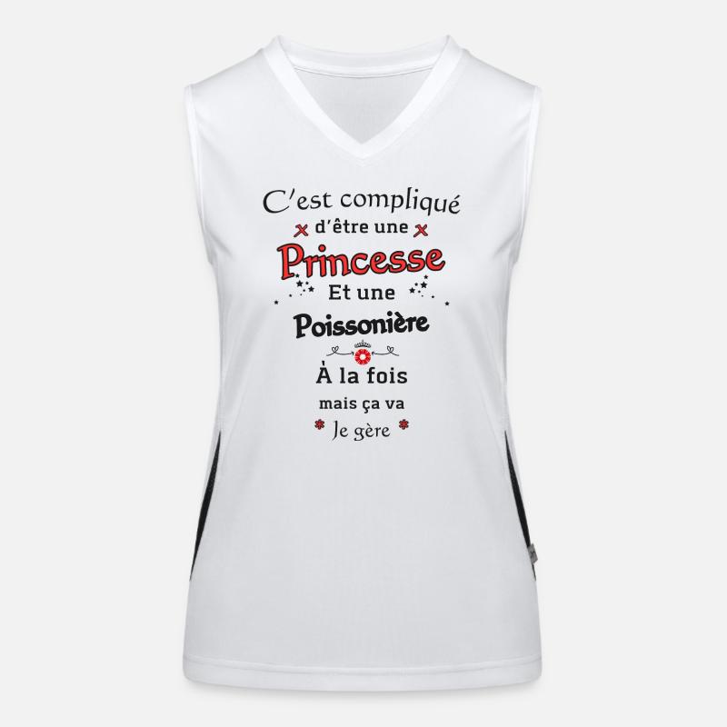 Princesse Poissonière Débardeur respirant contrasté Femme