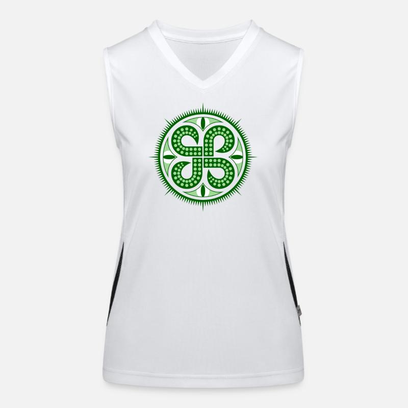 St. Stentacles (green) Women's Functional Contrast Tank Top