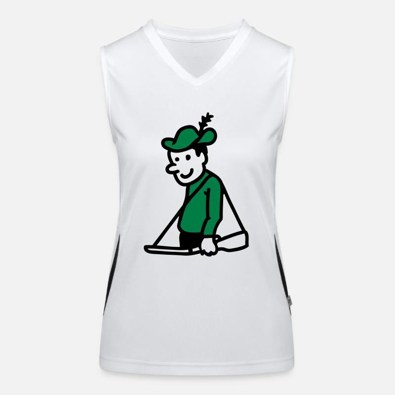 Jäger Funktionelles Kontrast-Tank Top für Frauen