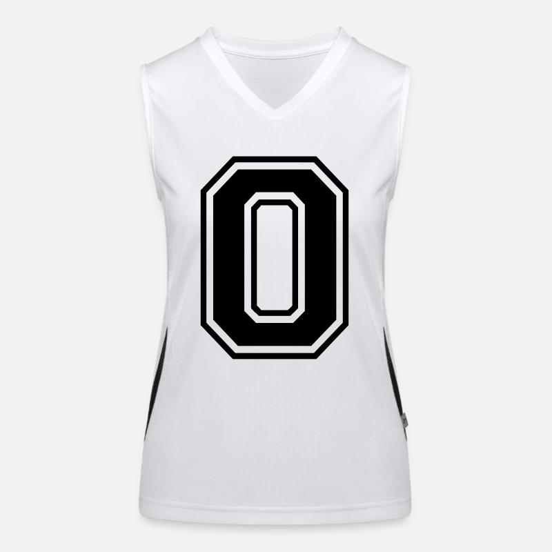 Nummer 0 Funktionelles Kontrast-Tank Top für Frauen