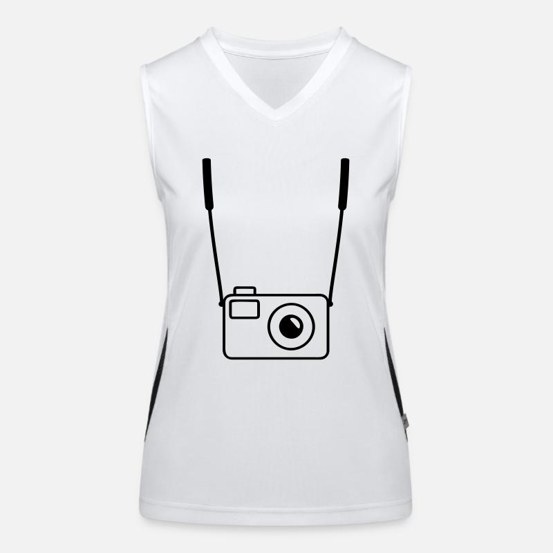 camera Débardeur respirant contrasté Femme