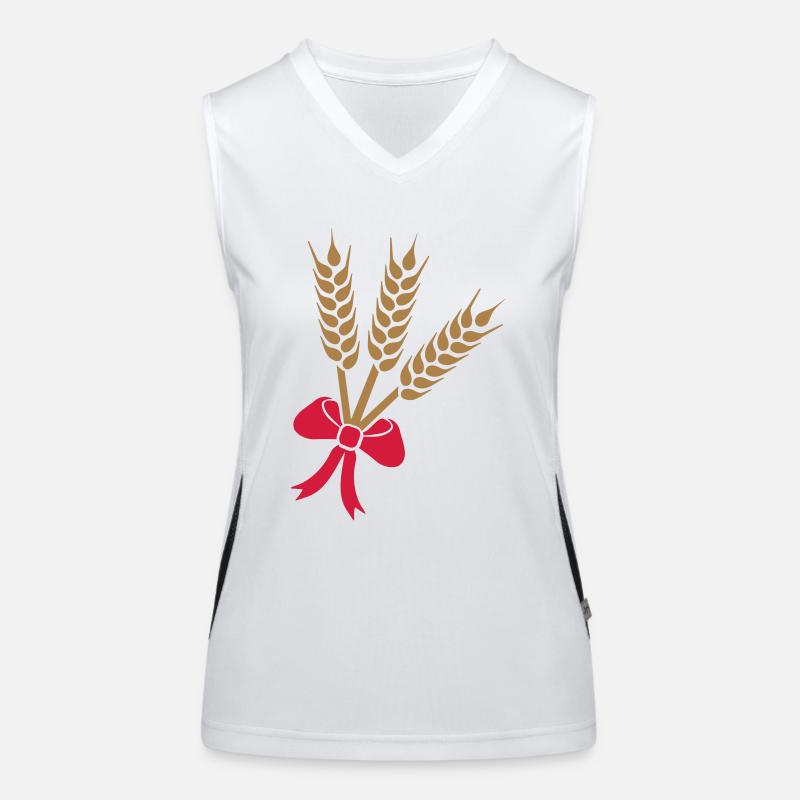 Wheat Women's Functional Contrast Tank Top