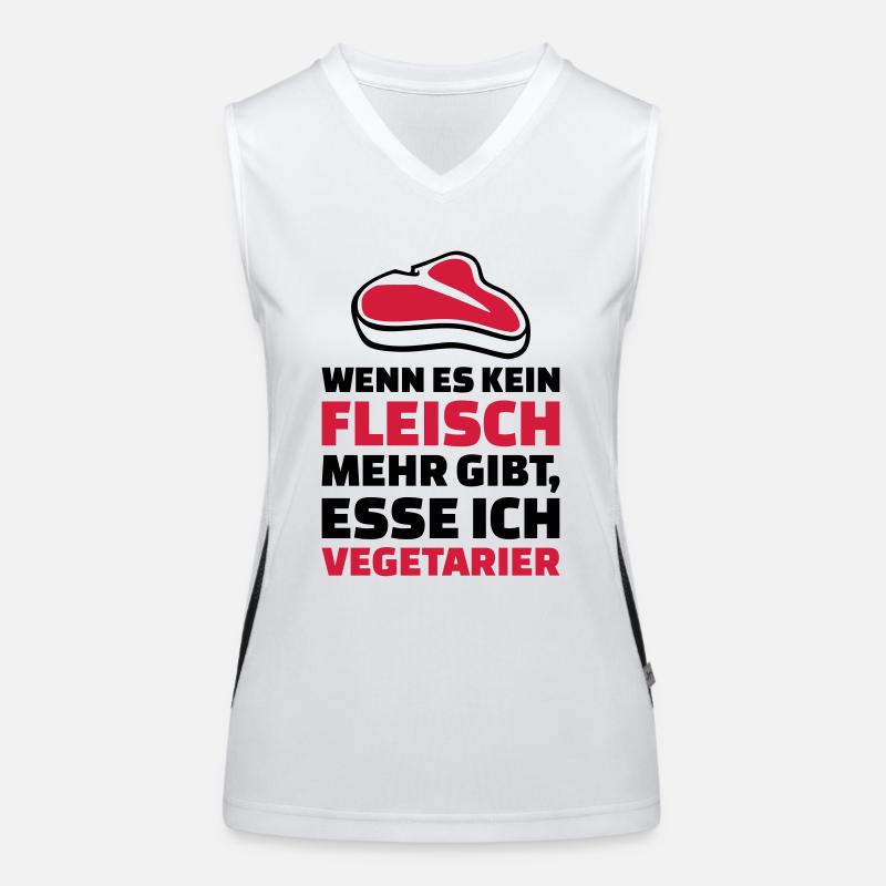 Fleisch Funktionelles Kontrast-Tank Top für Frauen