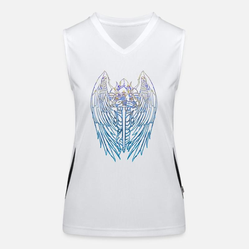Erzengel Katholischer Heiliger Engel Heiliger Michael Heiliger Funktionelles Kontrast-Tank Top für Frauen