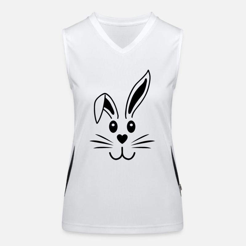 Happy Easter Funktionelles Kontrast-Tank Top für Frauen