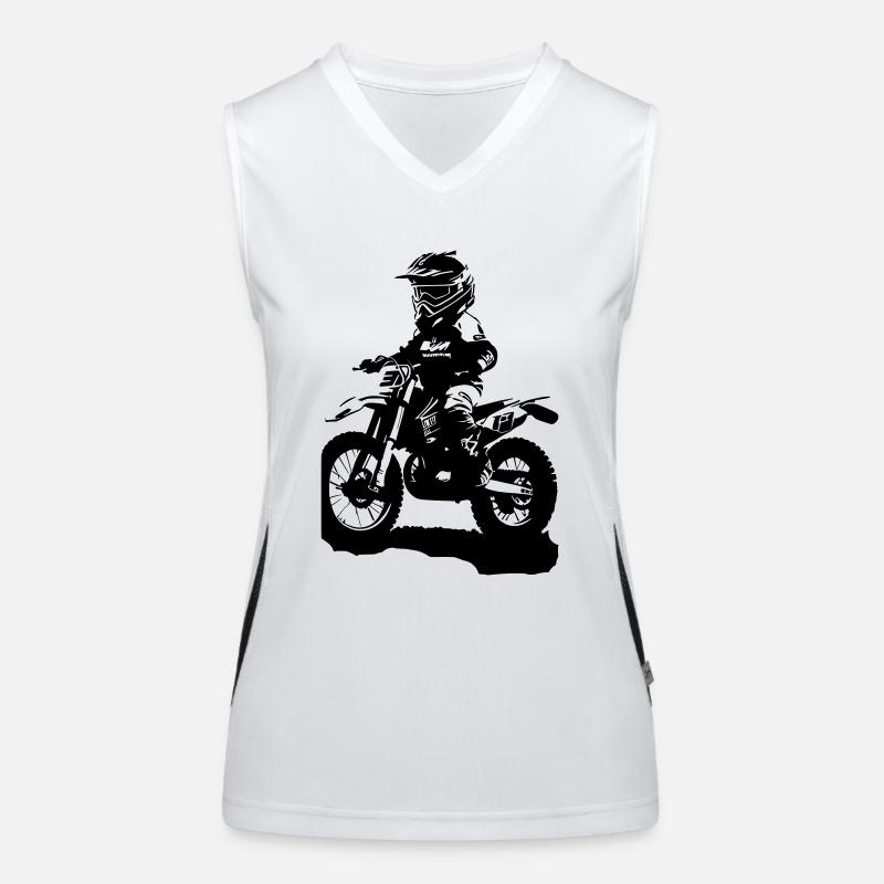 MOTORCYCLE CHILD Women's Functional Contrast Tank Top