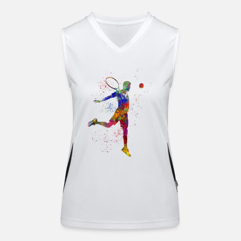 Tennis player Women's Functional Contrast Tank Top