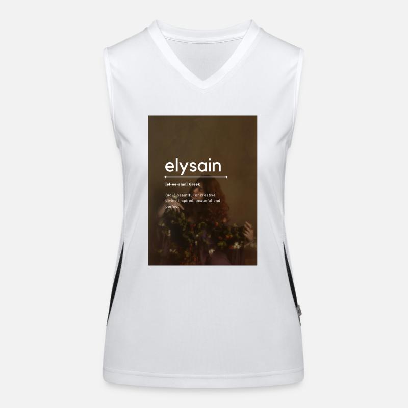 elysain Definition Funktionelles Kontrast-Tank Top für Frauen