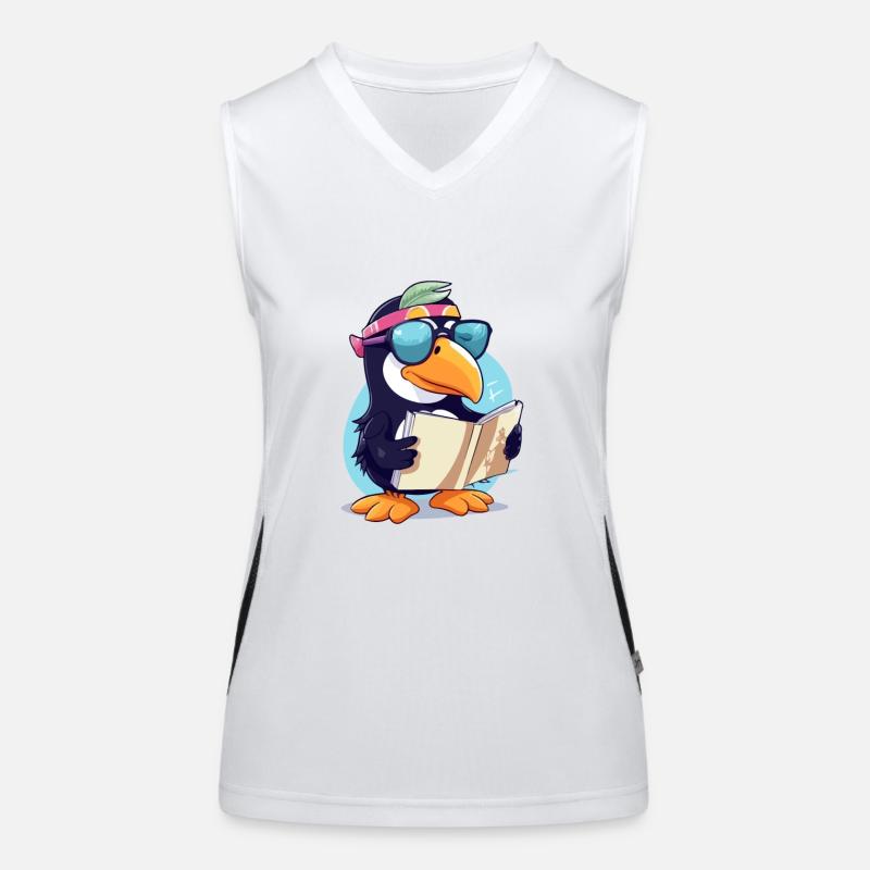 Alex the toucan Women's Functional Contrast Tank Top