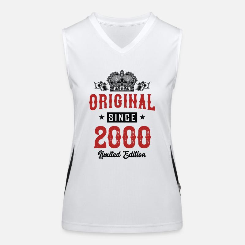 2000 édition limitée Débardeur respirant contrasté Femme