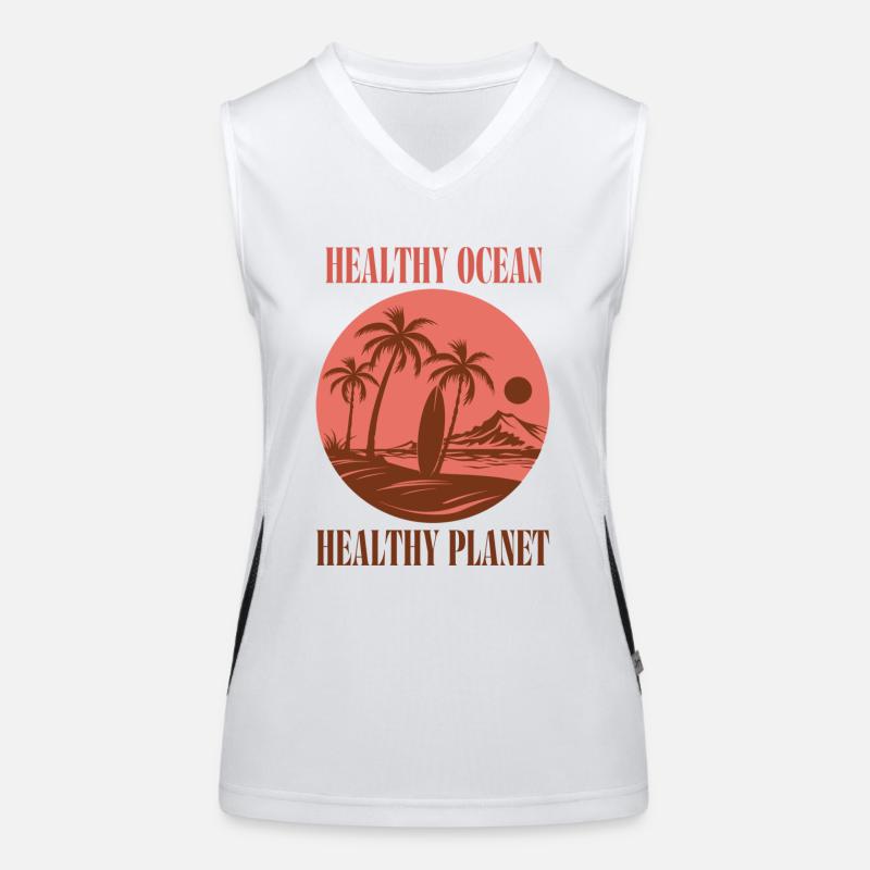 Marine Conservation Women's Functional Contrast Tank Top