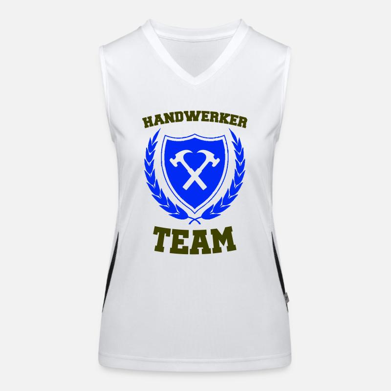 handwerker team Funktionelles Kontrast-Tank Top für Frauen