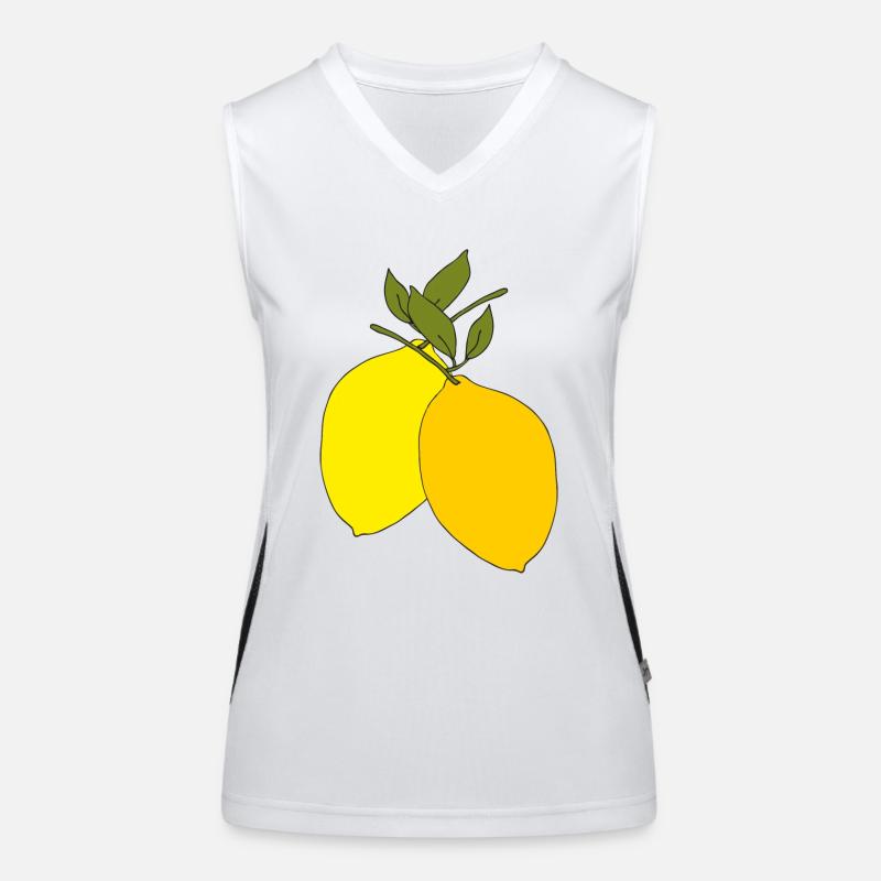 lemons double Women's Functional Contrast Tank Top