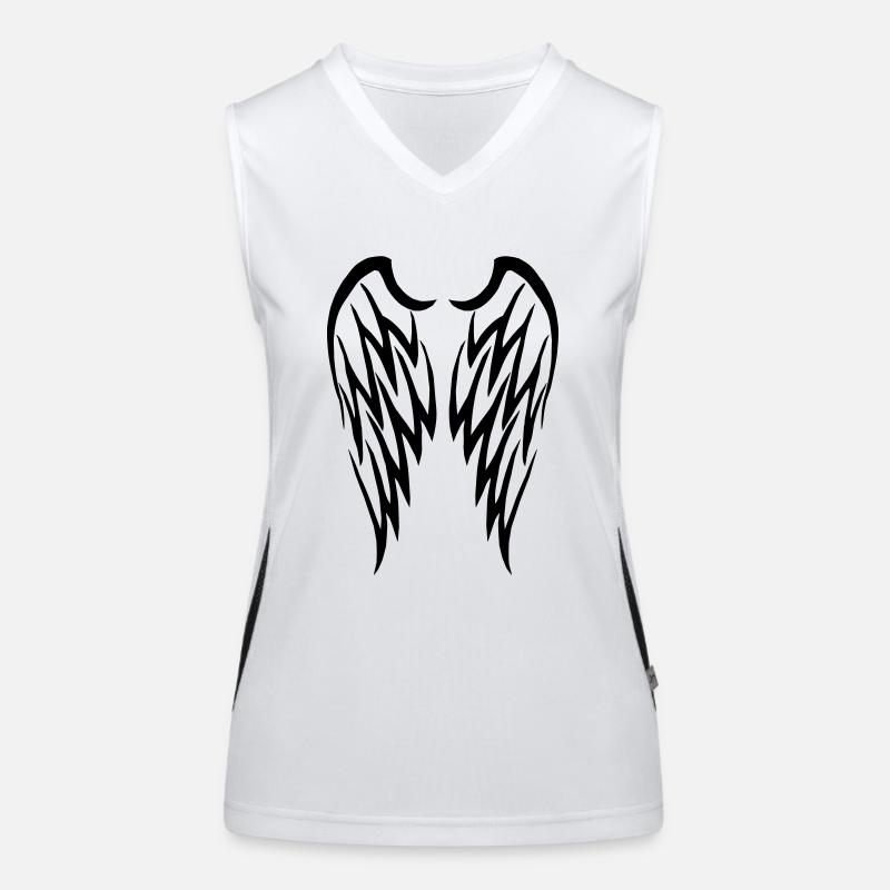wings_2 Funktionelles Kontrast-Tank Top für Frauen