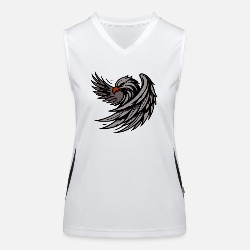Powerful Eagle Women's Functional Contrast Tank Top