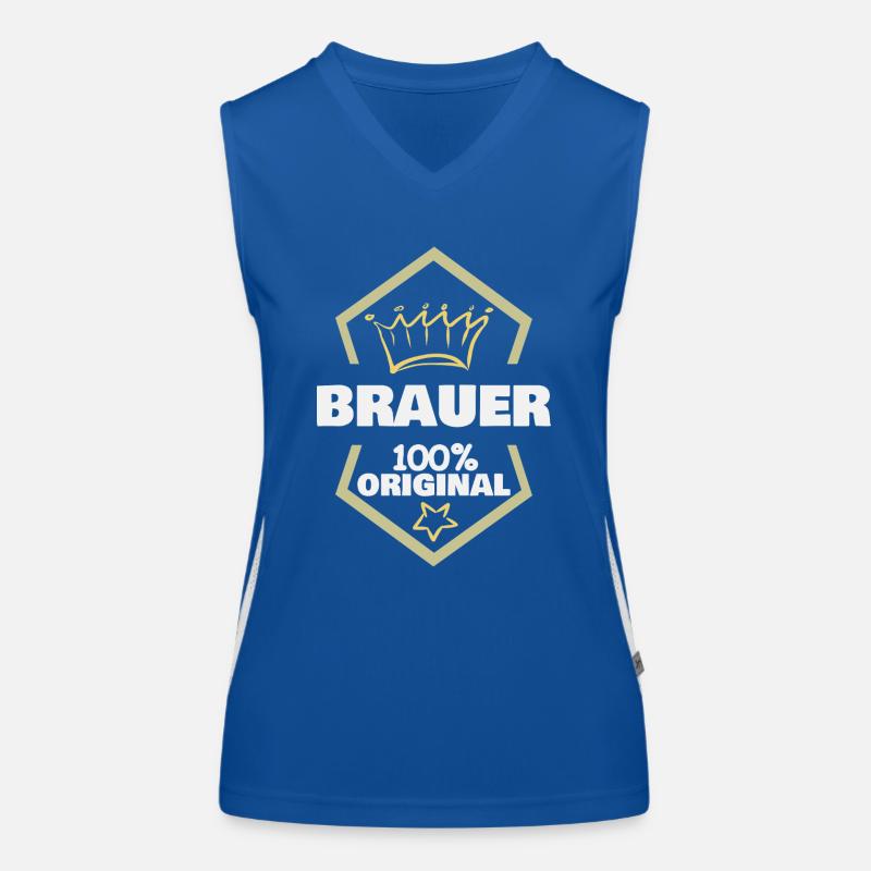 Work Brewer Women's Functional Contrast Tank Top