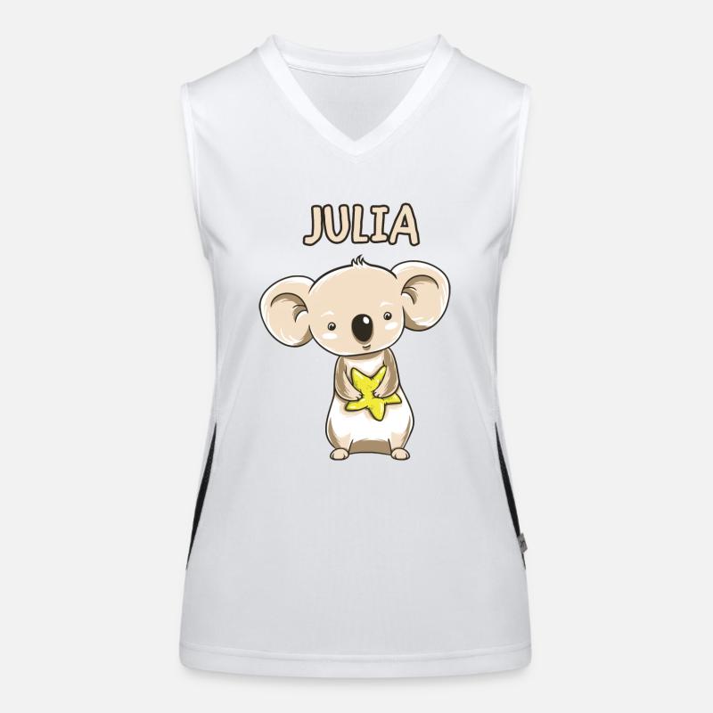 Koala lustig Kind Julia Geschenk Geburtstag Kopie Funktionelles Kontrast-Tank Top für Frauen