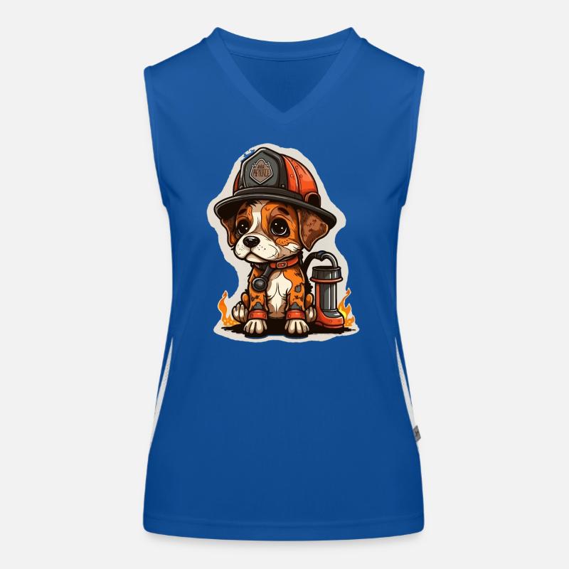 Heißer Held Funktionelles Kontrast-Tank Top für Frauen