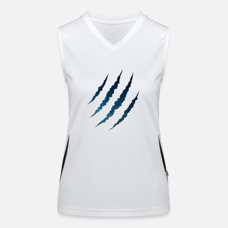 Galaxy Space Kratzer Funktionelles Kontrast-Tank Top für Frauen