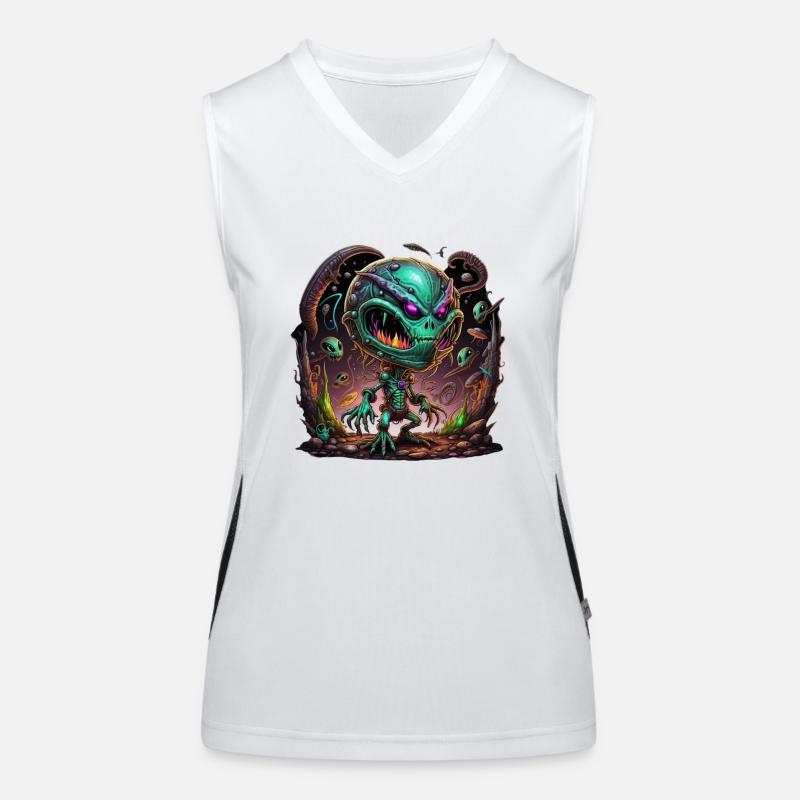 Galaxy Cat Women's Functional Contrast Tank Top