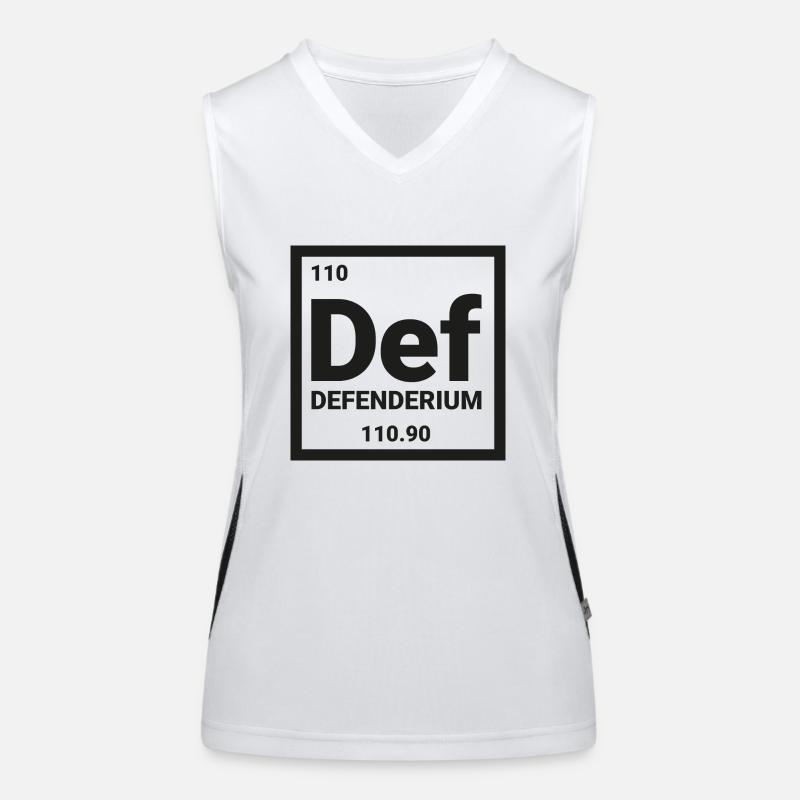 DEFENDERIUM BLACK Women's Functional Contrast Tank Top