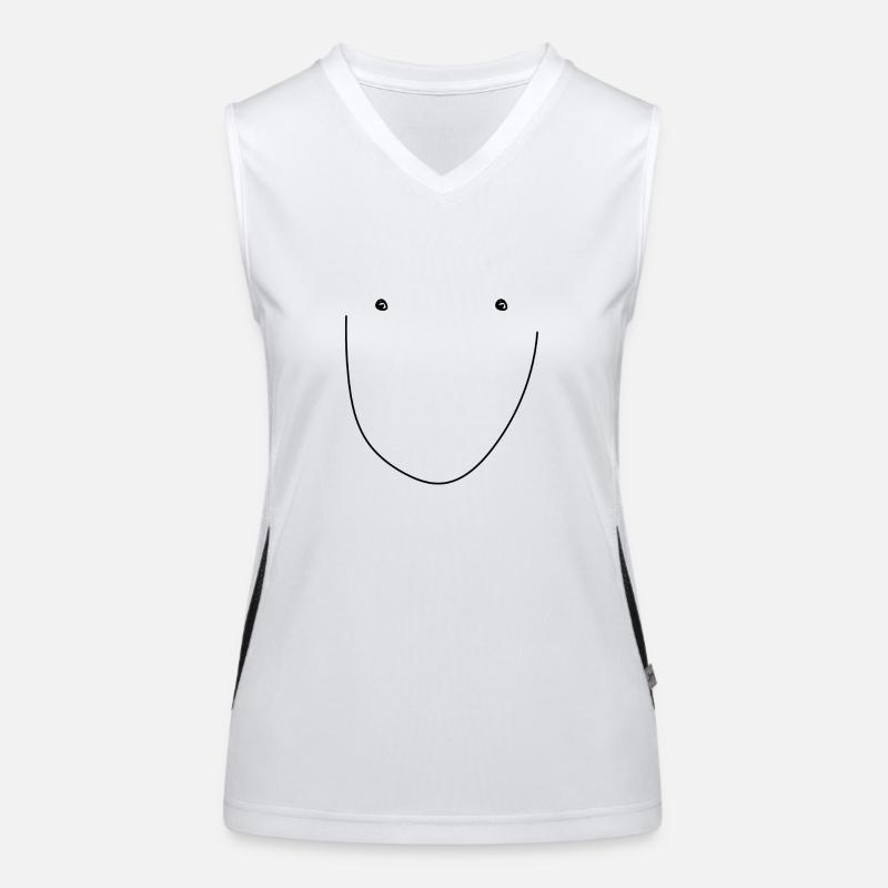 Smile Funktionelles Kontrast-Tank Top für Frauen