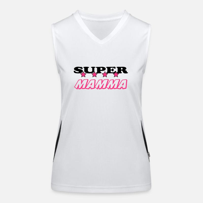 Super mamma Funktionelles Kontrast-Tank Top für Frauen