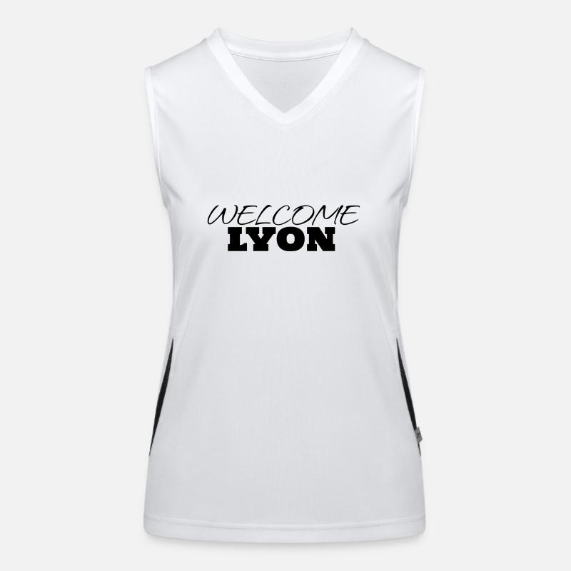 WILLKOMMEN LYON Funktionelles Kontrast-Tank Top für Frauen