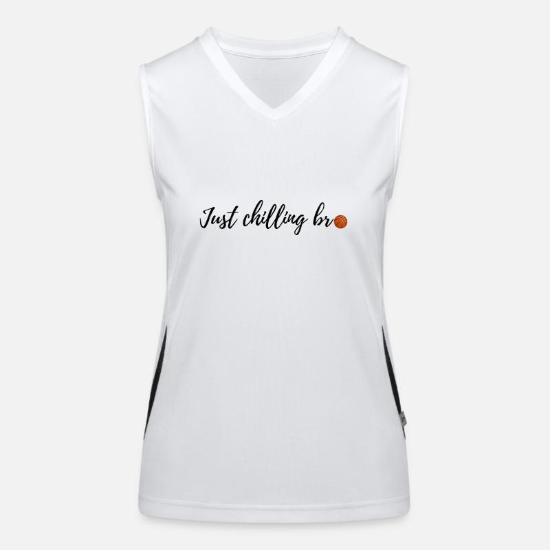 Just chilling bro Women's Functional Contrast Tank Top