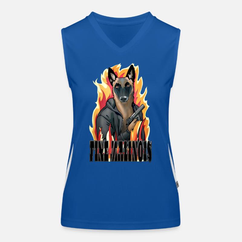 Malinois Badboy Women's Functional Contrast Tank Top