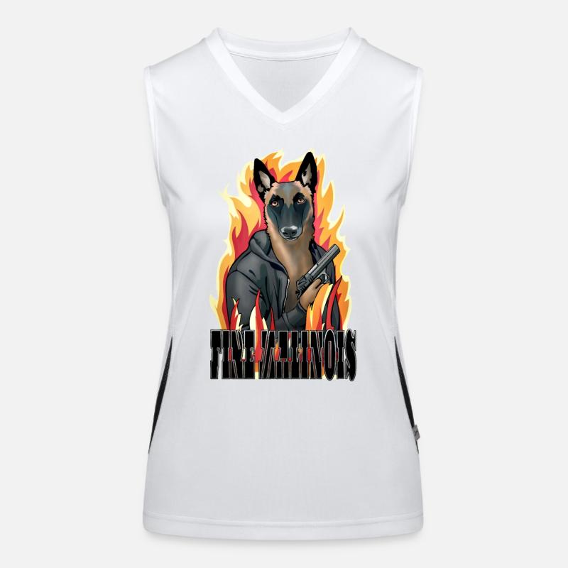 badboy malinois Débardeur respirant contrasté Femme