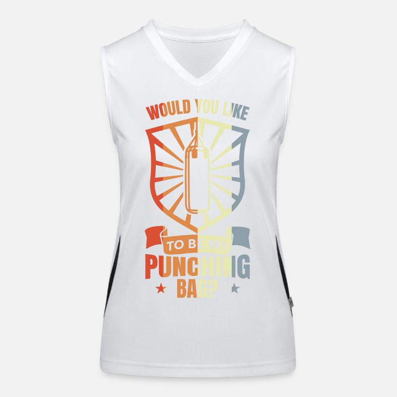 Punching Bag Joke Women's Functional Contrast Tank Top