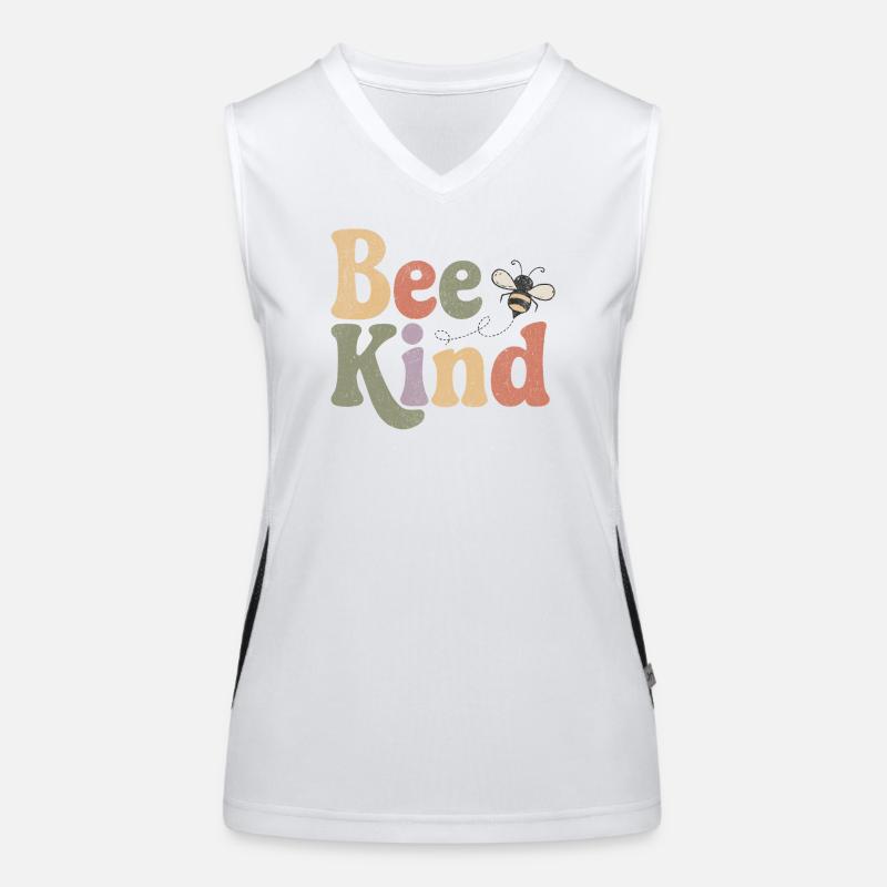 Bee Kind Funktionelles Kontrast-Tank Top für Frauen