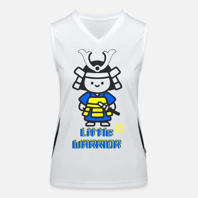 Little Samurai Warrior Women's Functional Contrast Tank Top
