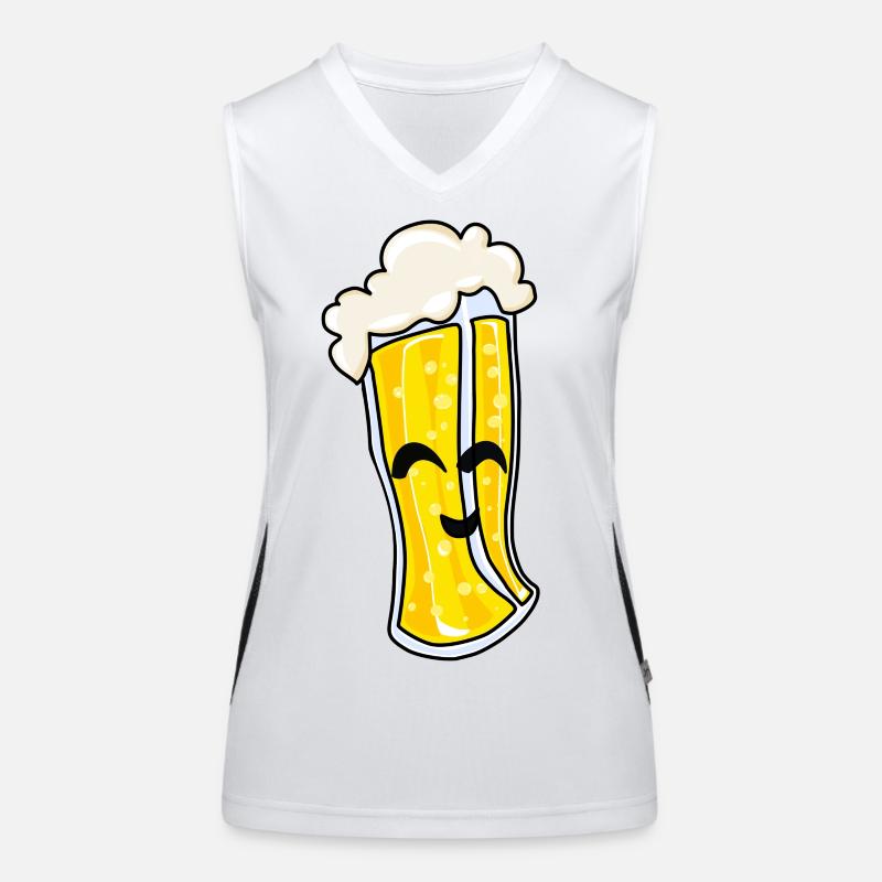  Bierfreude  Funktionelles Kontrast-Tank Top für Frauen