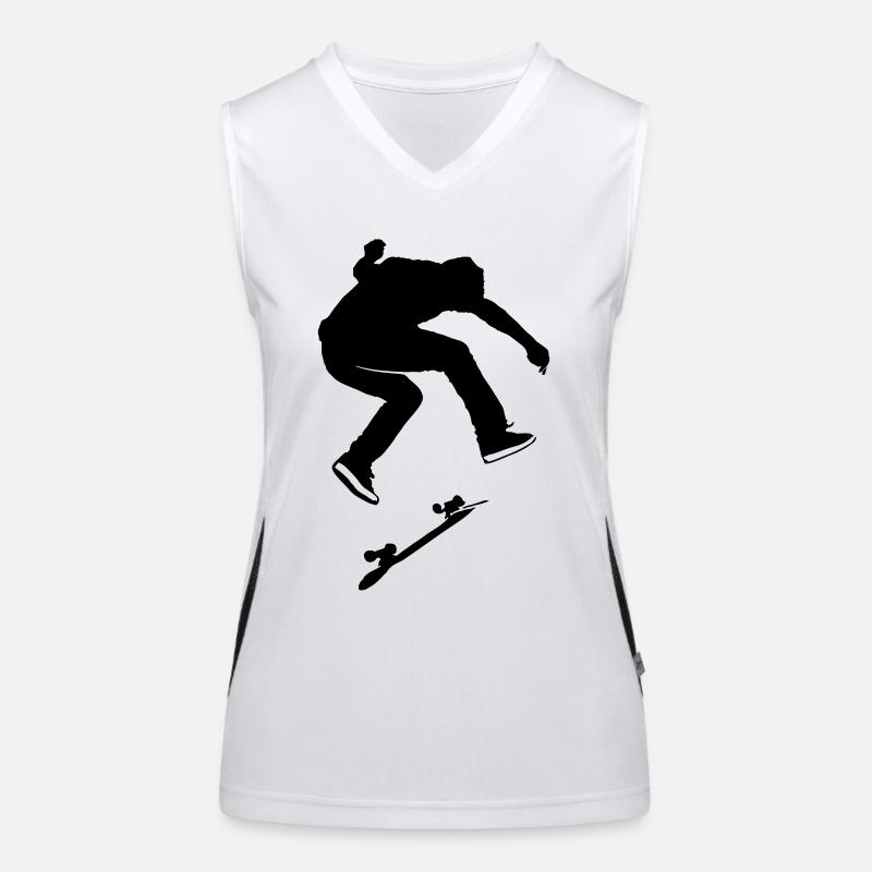 Skateboarder Women's Functional Contrast Tank Top