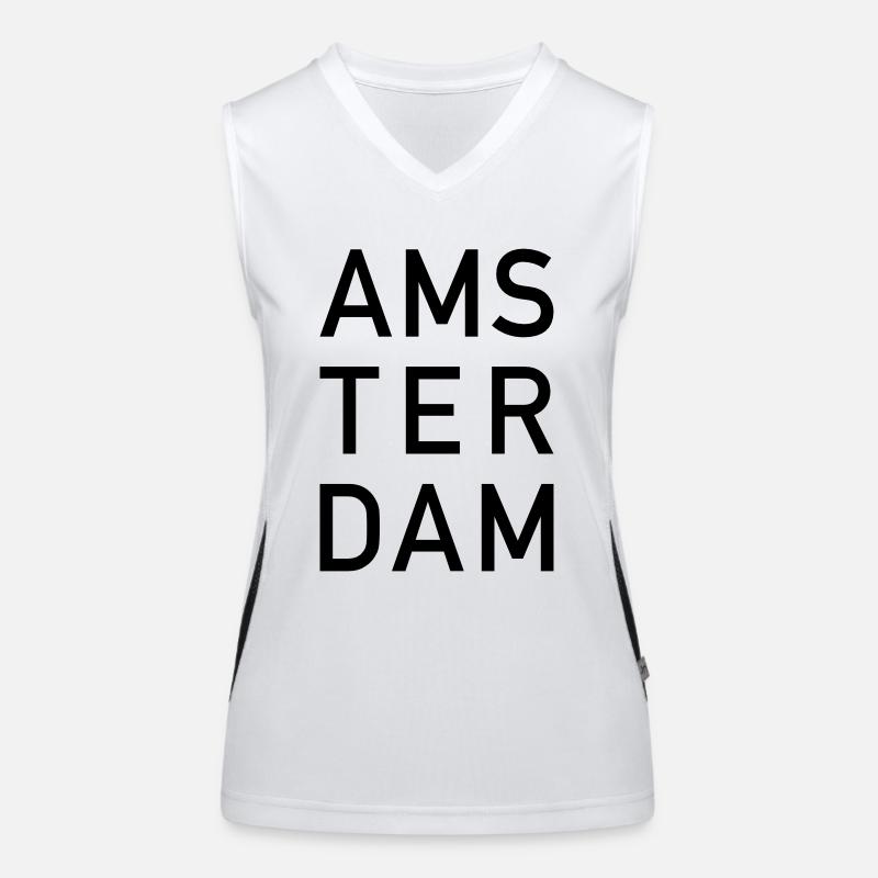 Amsterdam Funktionelles Kontrast-Tank Top für Frauen