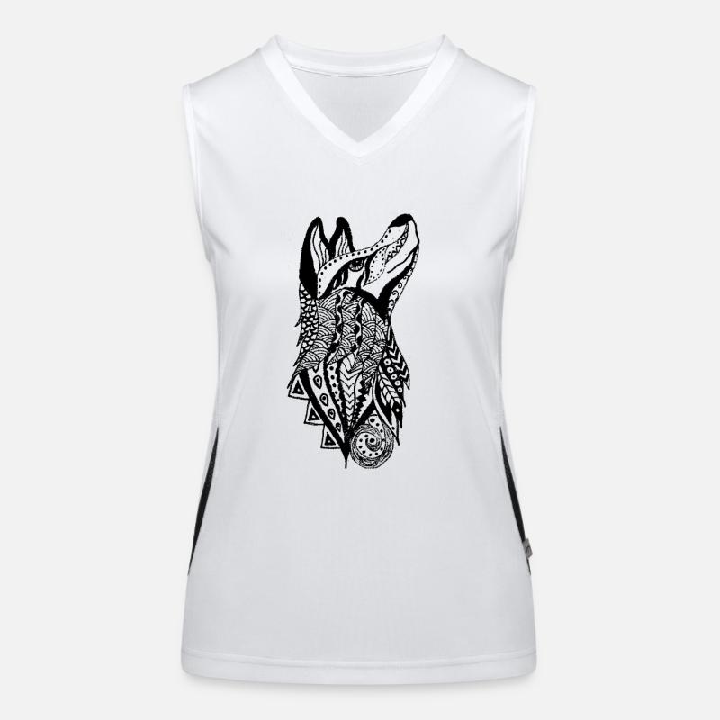 Wolf Women's Functional Contrast Tank Top