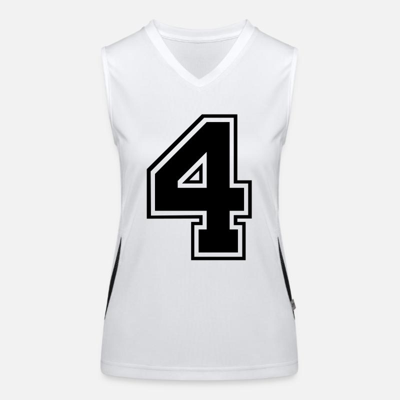 vier Funktionelles Kontrast-Tank Top für Frauen