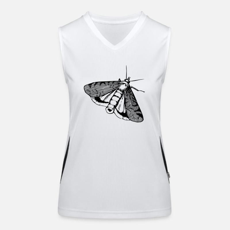 Papillon, papillon, insecte Débardeur respirant contrasté Femme