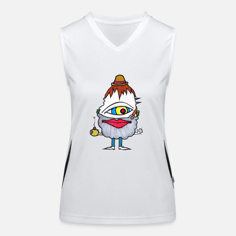 Wichtel Funktionelles Kontrast-Tank Top für Frauen