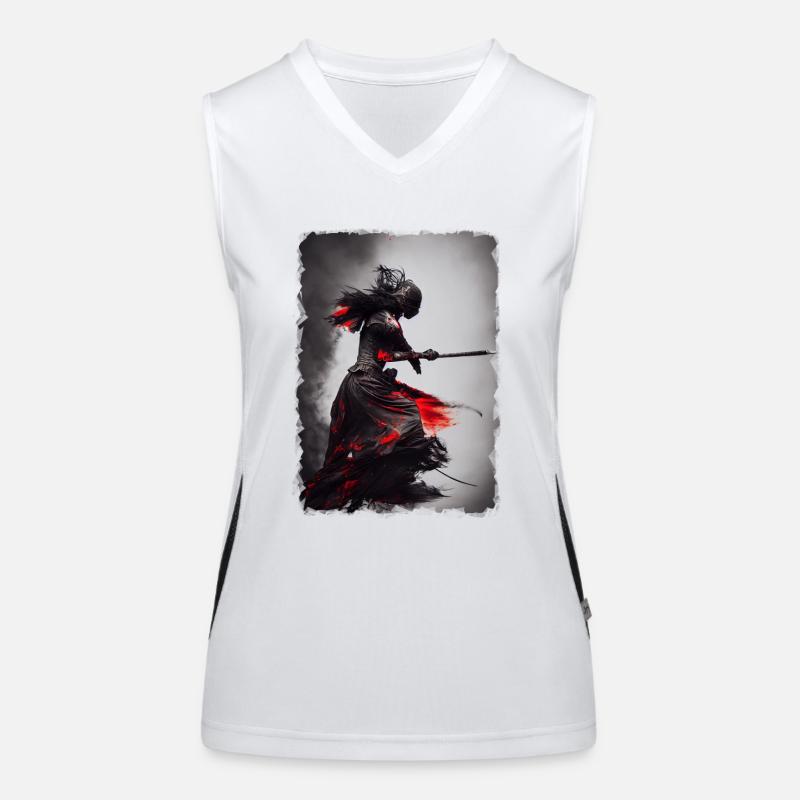 Samurai Funktionelles Kontrast-Tank Top für Frauen
