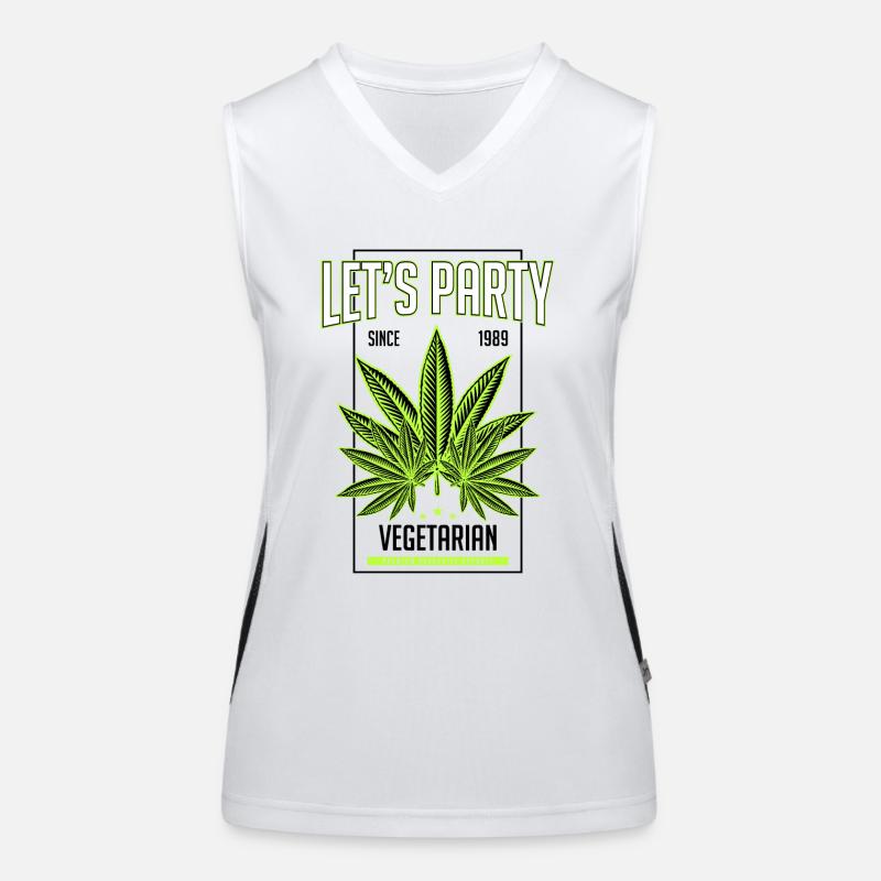 Lets Party bright Women's Functional Contrast Tank Top